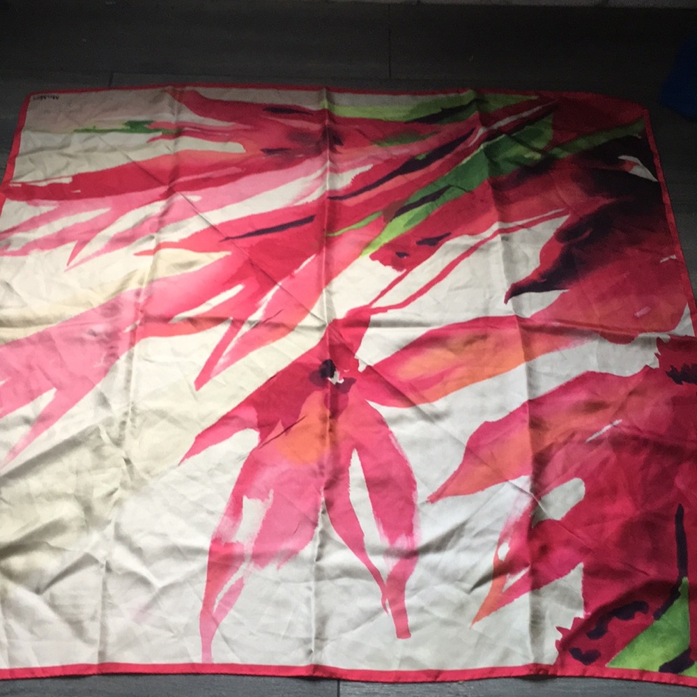 Max Mara floral scarf